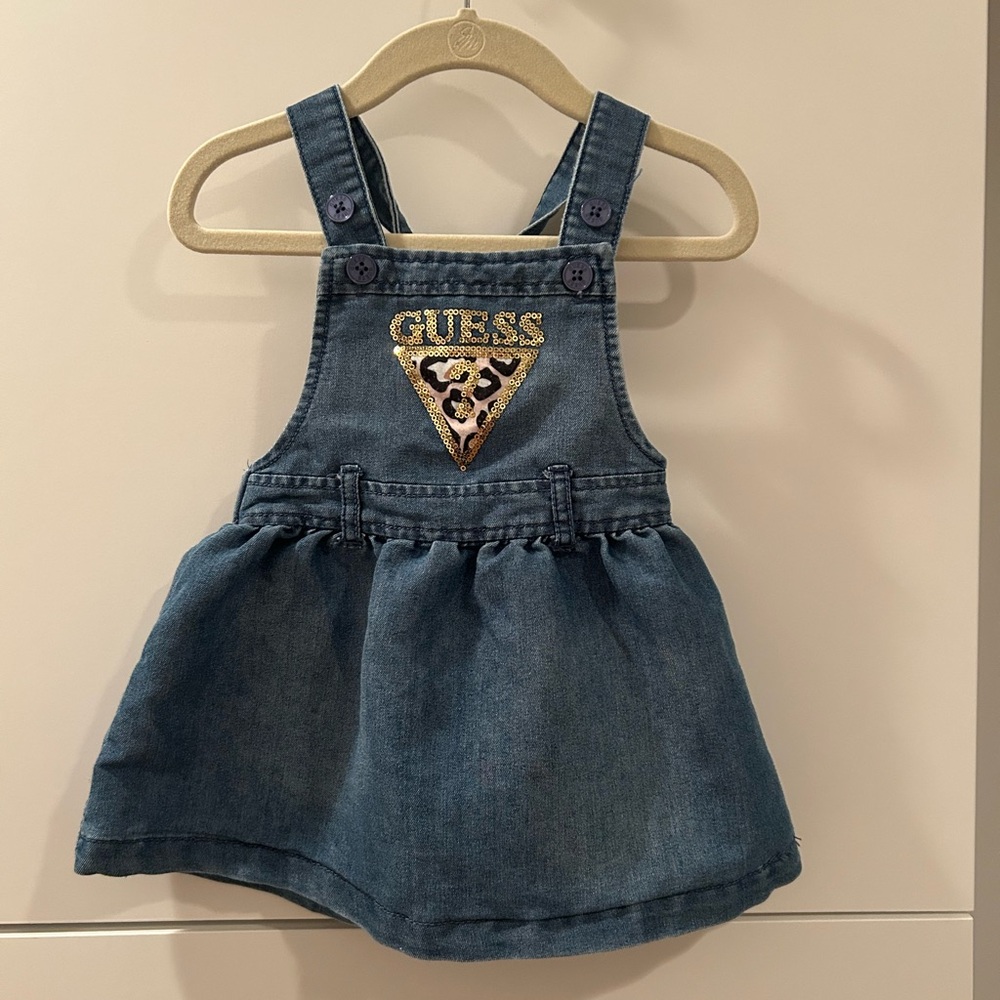 Guess Denim Jumper Dress 2T